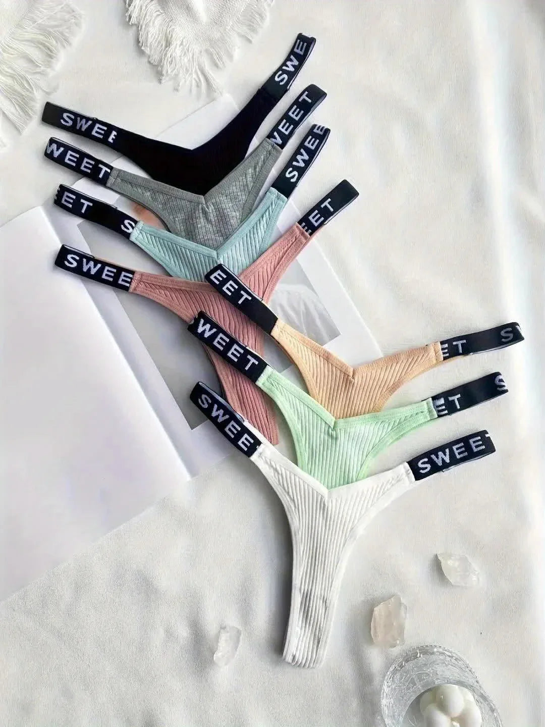 7pcs Combination European and American Underwear Women's Thong - Luvia