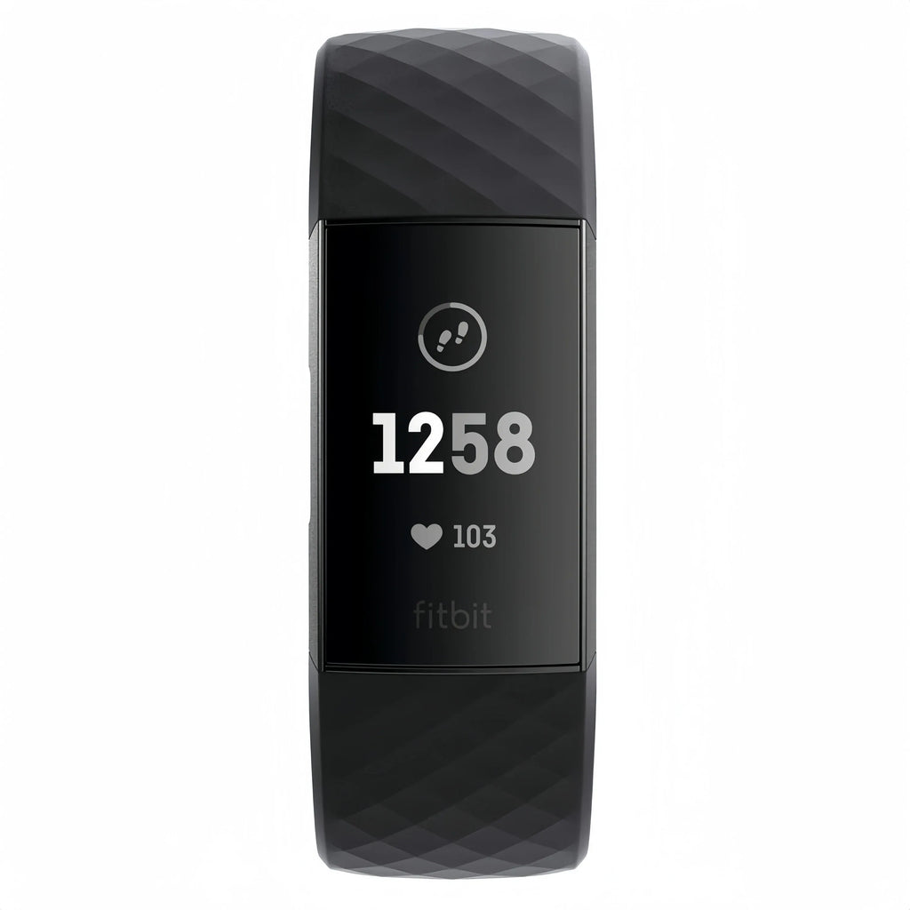 Fitbit Charge 3 Fitness Tracker Smart Watch Heart Rate Monitor Sleep Steps Exercise Waterproof Band for Men Women Health Sports - Luvia
