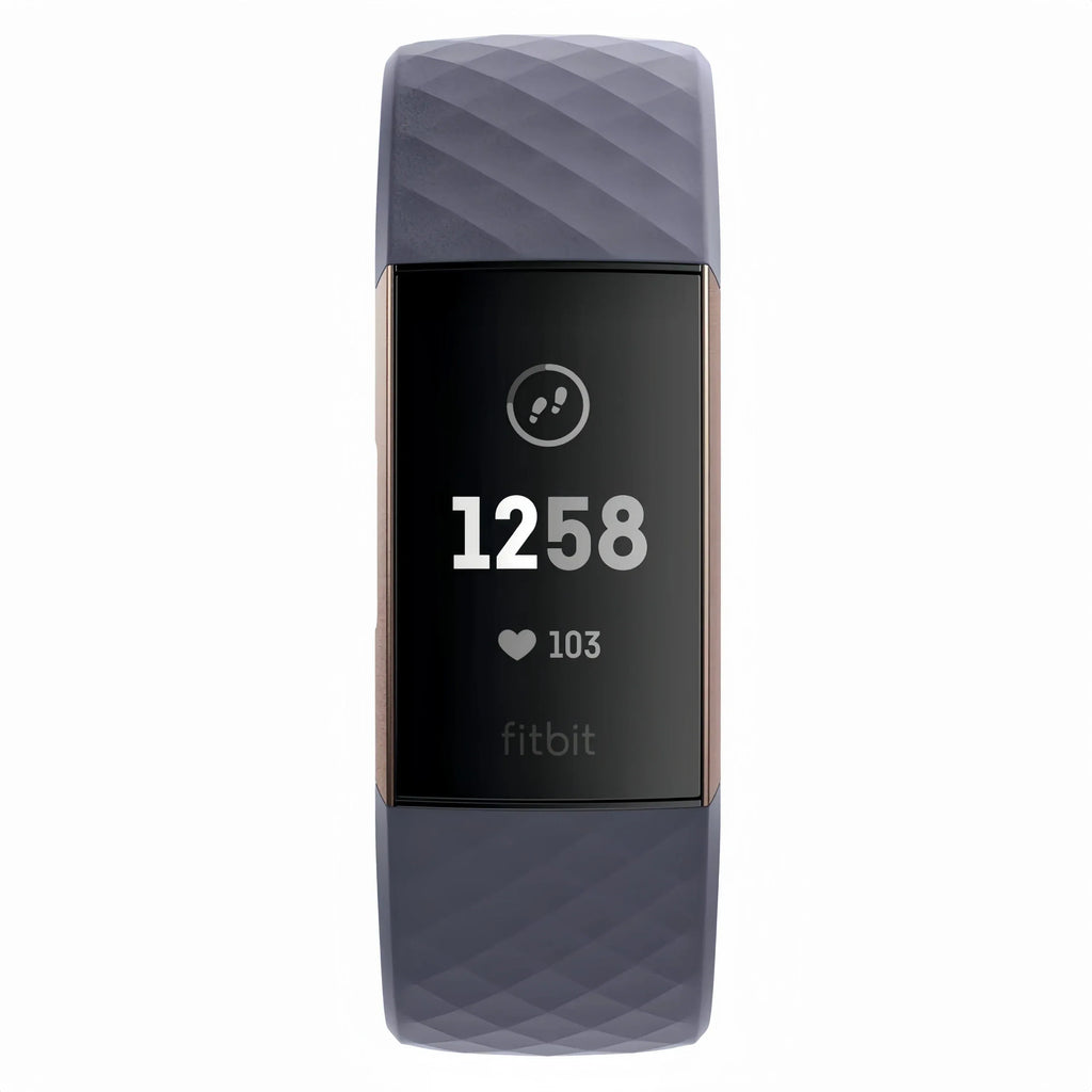 Fitbit Charge 3 Fitness Tracker Smart Watch Heart Rate Monitor Sleep Steps Exercise Waterproof Band for Men Women Health Sports - Luvia
