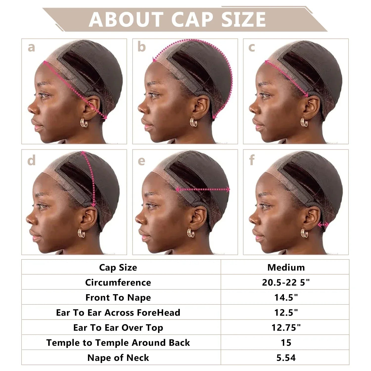 Wig Cap with Grip Band for Keeping Wigs in Place, More Full Cap-wide Transparent Lace for Lace Front Wigs - Luvia