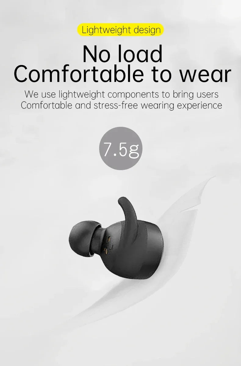 20 Hours Play time Swimming Waterproof Bluetooth Earphone Dual Wear Style Sport Wireless Headset TWS Ipx7 Earbuds Stereo - Luvia