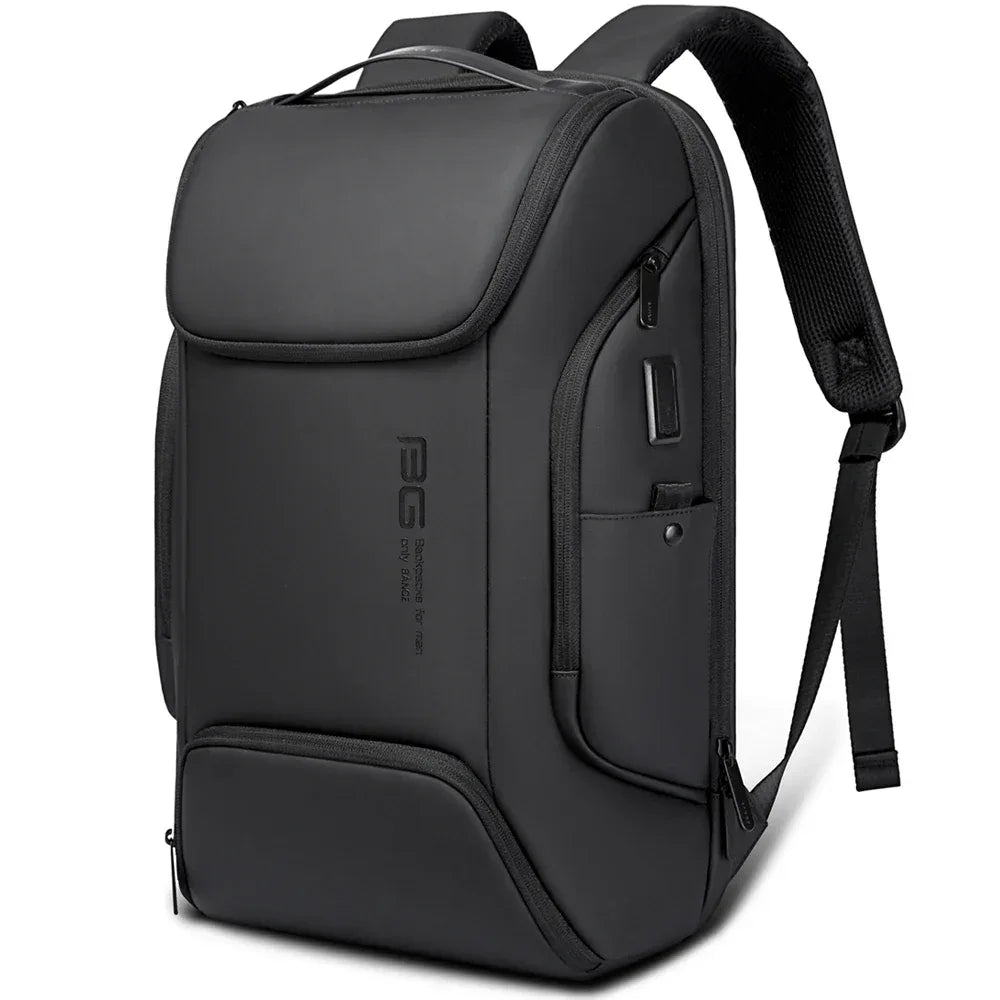 BANGE Business USB Charging Smart Backpacks Fits 15.6 Inch Laptop Commute Backpack WaterProof Carry On Bag for Men Travel Bags - Luvia