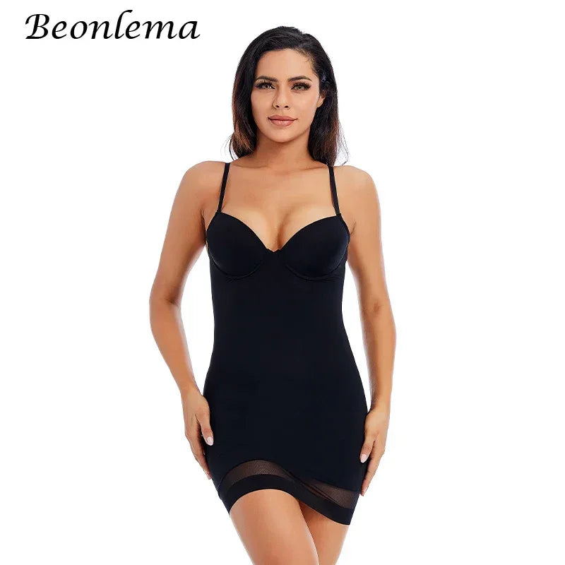Bodysuit Women Shapewear Body Shaper With Cup Compression Bodies Belly Sheath Waist Trainer Reductive Slimming Underwear - Luvia