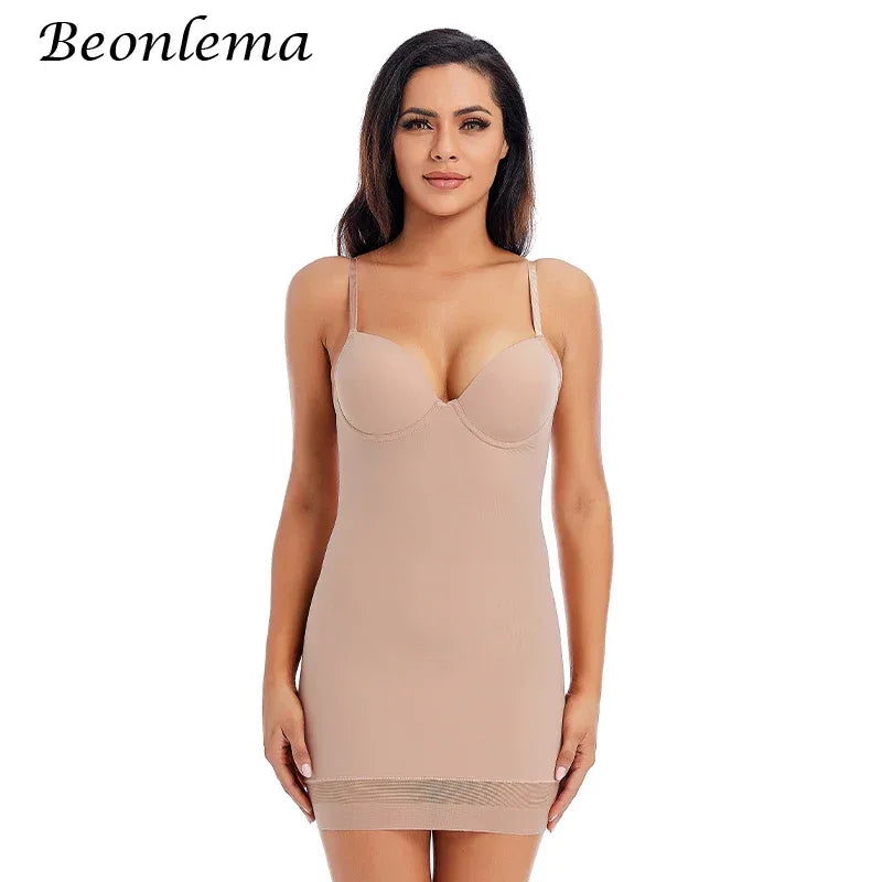 Bodysuit Women Shapewear Body Shaper With Cup Compression Bodies Belly Sheath Waist Trainer Reductive Slimming Underwear - Luvia