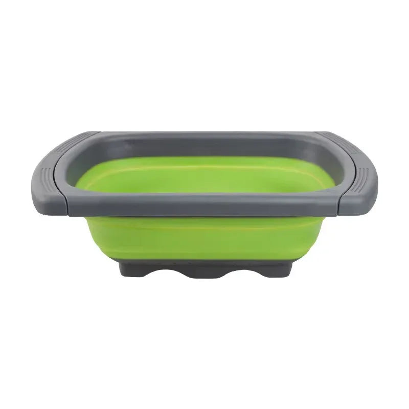 7QT Collapsible Colander Strainer Expandable Over the Sink Colander Foldable Large Colander Basket to Wash Vegetable Fruit YY128 - Luvia
