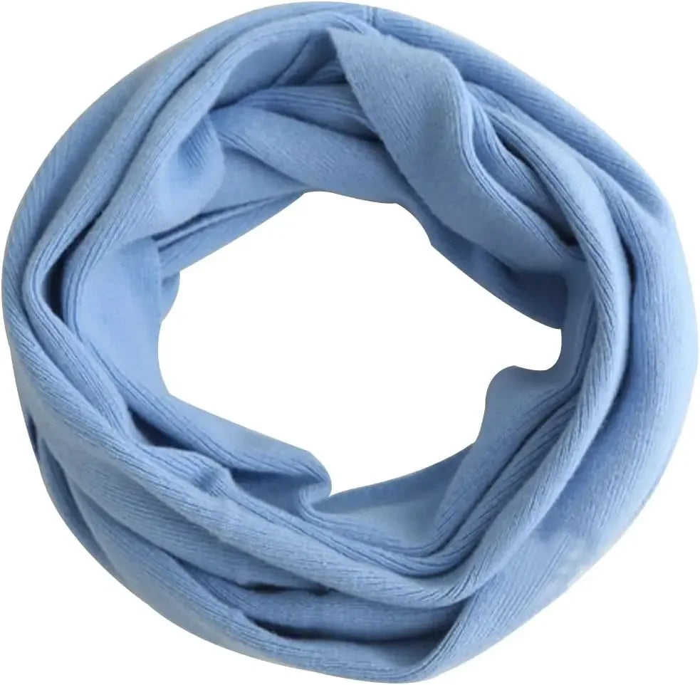 Unisex Soft Cashmere Solid Infinity Scarf Womens Mens LuxuriousNeck Warmer Cozy Loop Wrap Elegant Endless Circle Scarf Versatile - Luvia