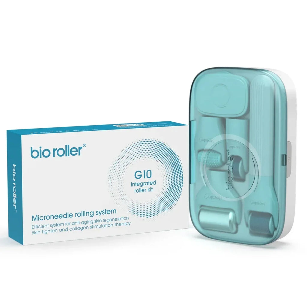 10 in 1 Derma Roller Kit, 0.25mm Microneedling Roller Microneedle Derma Roller with, Facial Beauty Roller Skin Care Tools, 10 Re - Luvia