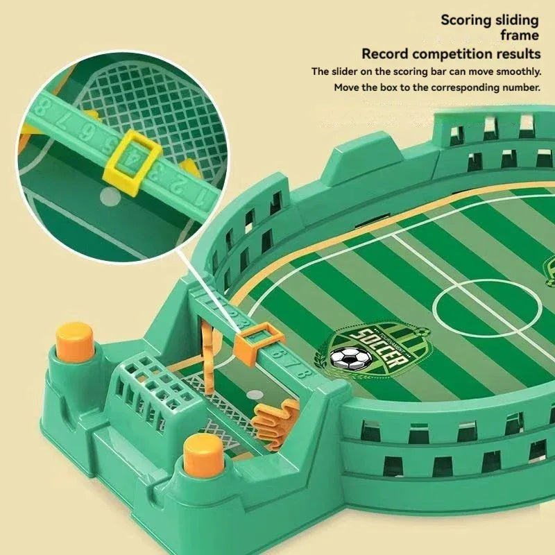 Football Table Mini Tabletop Interactive Game, Soccer Tabletops Competition Sports Games Desktop Catapult Toys for Family Game - Luvia