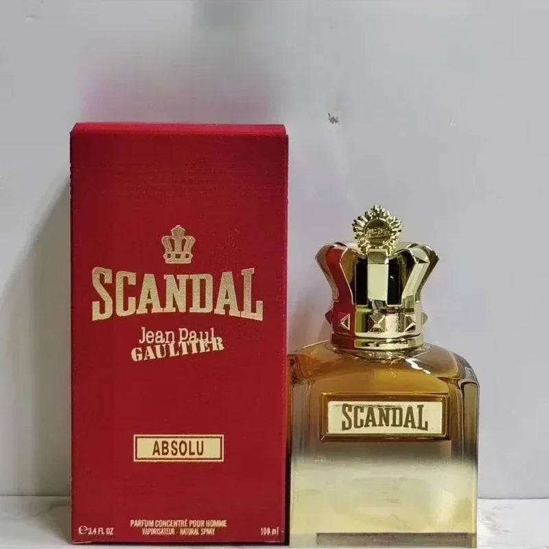 Scandal for Men Eau De Parfum Long Lasting Woody Fragrance Vetiver Leather & Sandalwood Cologne Premium Perfume Gift Set for Him