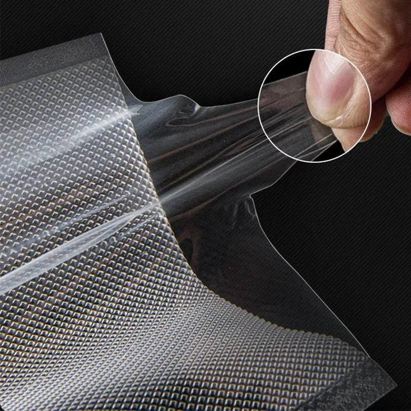 100PCS Vacuum Storage Bags 12x20cm Plastic Textured Storage Bag for Vacuum Sealing Machine for Pack Food Saver Packer Seal Bags - Luvia