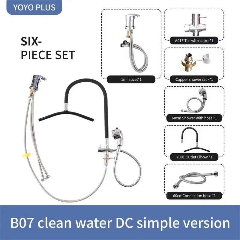 Salon Spa Waterfall Outlet Head Therapy Water Circulation Waterfall Frame for Shampoo Washbasin Accessory