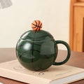 Novelty Basketball Styling Mug Sports Theme Family Ornament Coffee Mug Juice Drinking Set with Ceramic Sports Souvenir - Luvia