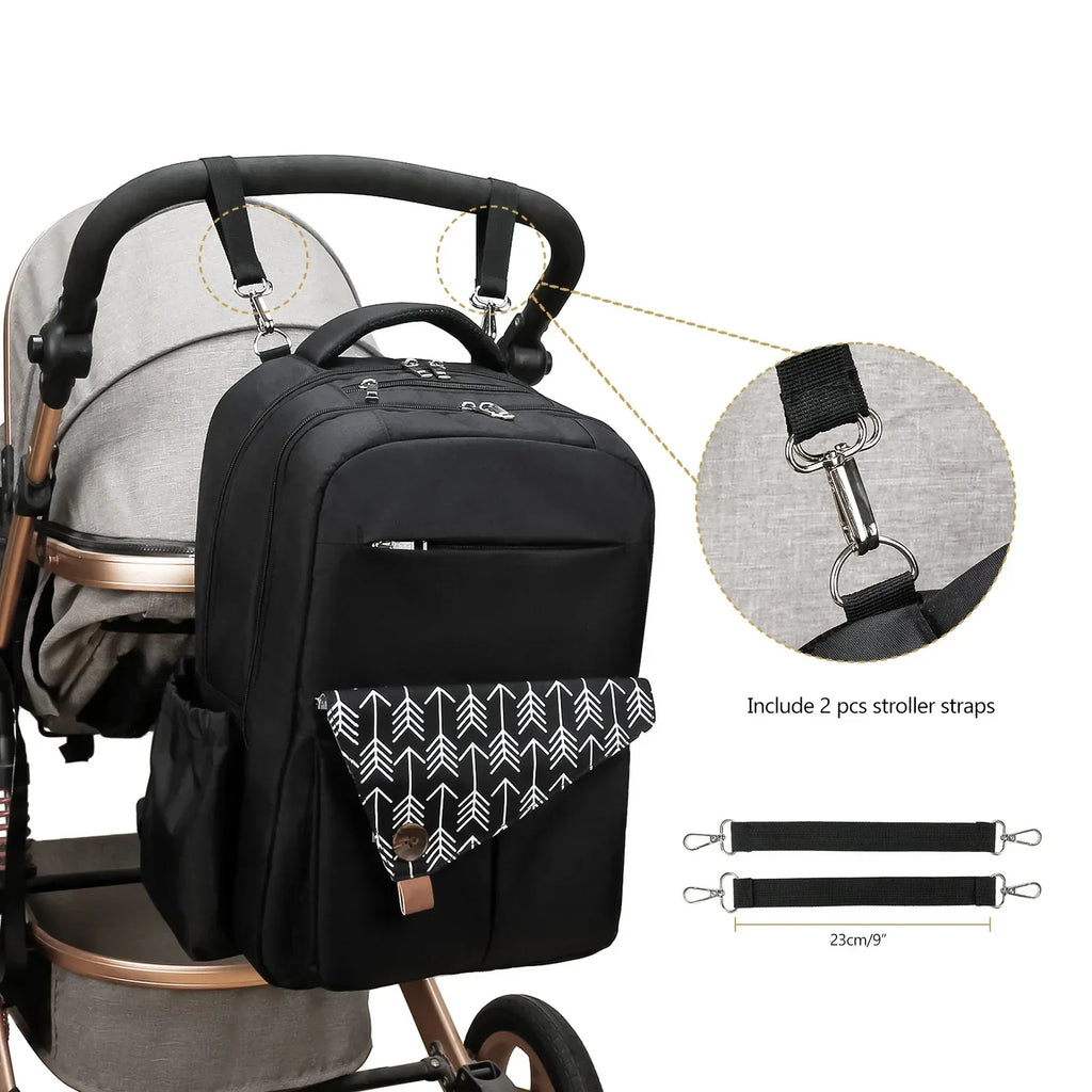Diaper Bag Backpack，Baby diaper bag, multifunctional water-repellent travel backpack large diaper bag backpack - Luvia