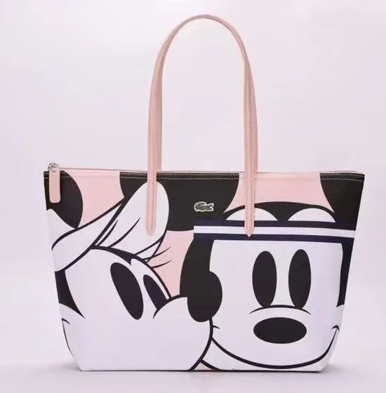 2025 Mickey bag large-capacity women's bag printed commuter versatile shoulder women's bag foreign trade hot-selling women's bag