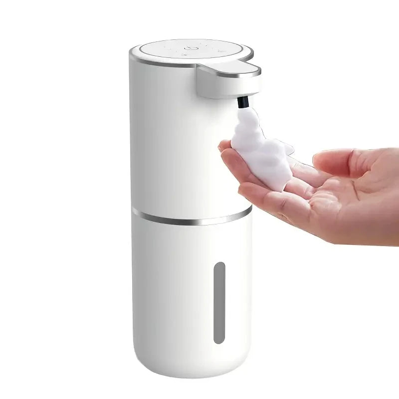 380ML Capacity IPX5 Waterproof Hand Sanitizer Pump Wash Machine 4Levels Smart Sensor Touchless Electric Automatic Soap Dispenser