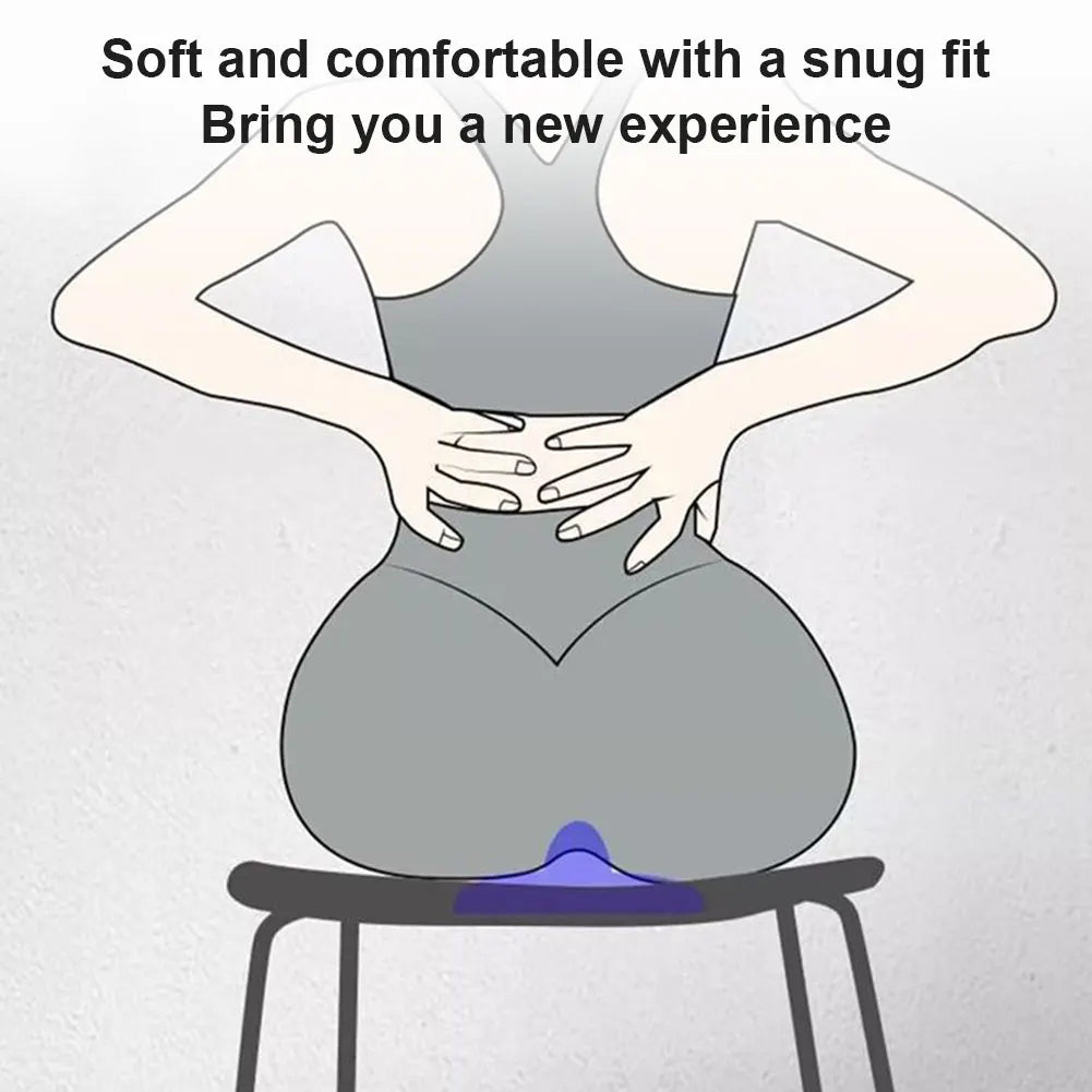 Electric Pelvic Floor Muscle Trainer Rechargeable Kegel Exerciser Massage Cushion Ergonomic Hip Strengthener Training Equipment