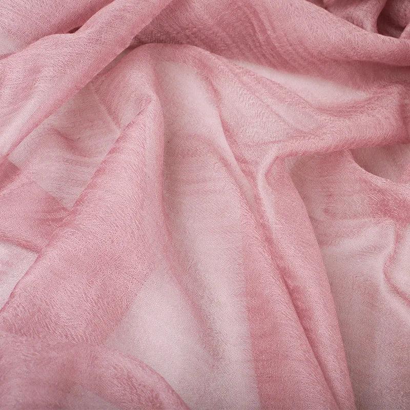 100% Cashmere Scarf Women Luxury Brand Warm Soft Wrap Shawl Large Size Fashion Pashmina Thin Scarf Summer Four seasons - Luvia