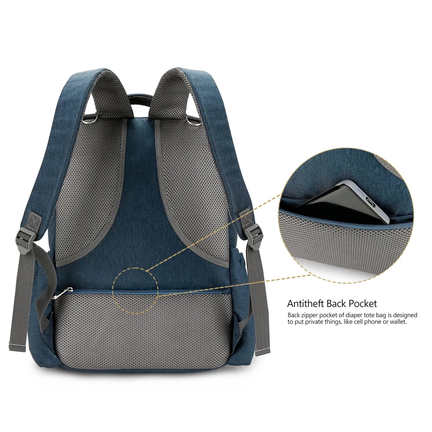 Diaper Bag Backpack，Baby diaper bag, multifunctional water-repellent travel backpack large diaper bag backpack - Luvia