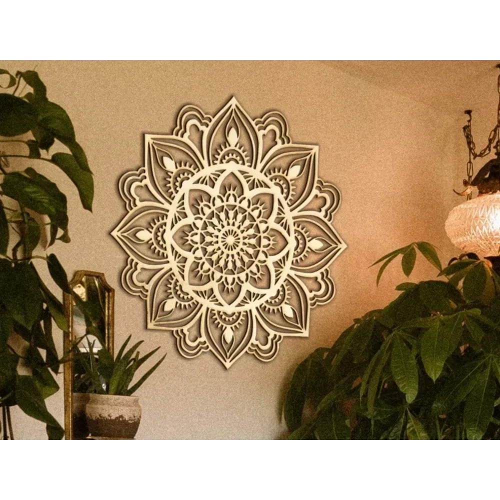 Metal Wall Art Moroccan Decoration to Enhance Your Living Room with Indian and Mandala Design Stylish Home Accent Piece - Luvia