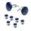Cufflinks For Mens Luxury Quality Set Tuxedo Studs Shirts Cufflinks Set With Buttons 8pcs Set With Box Studs For Shirt Men Women - Luvia