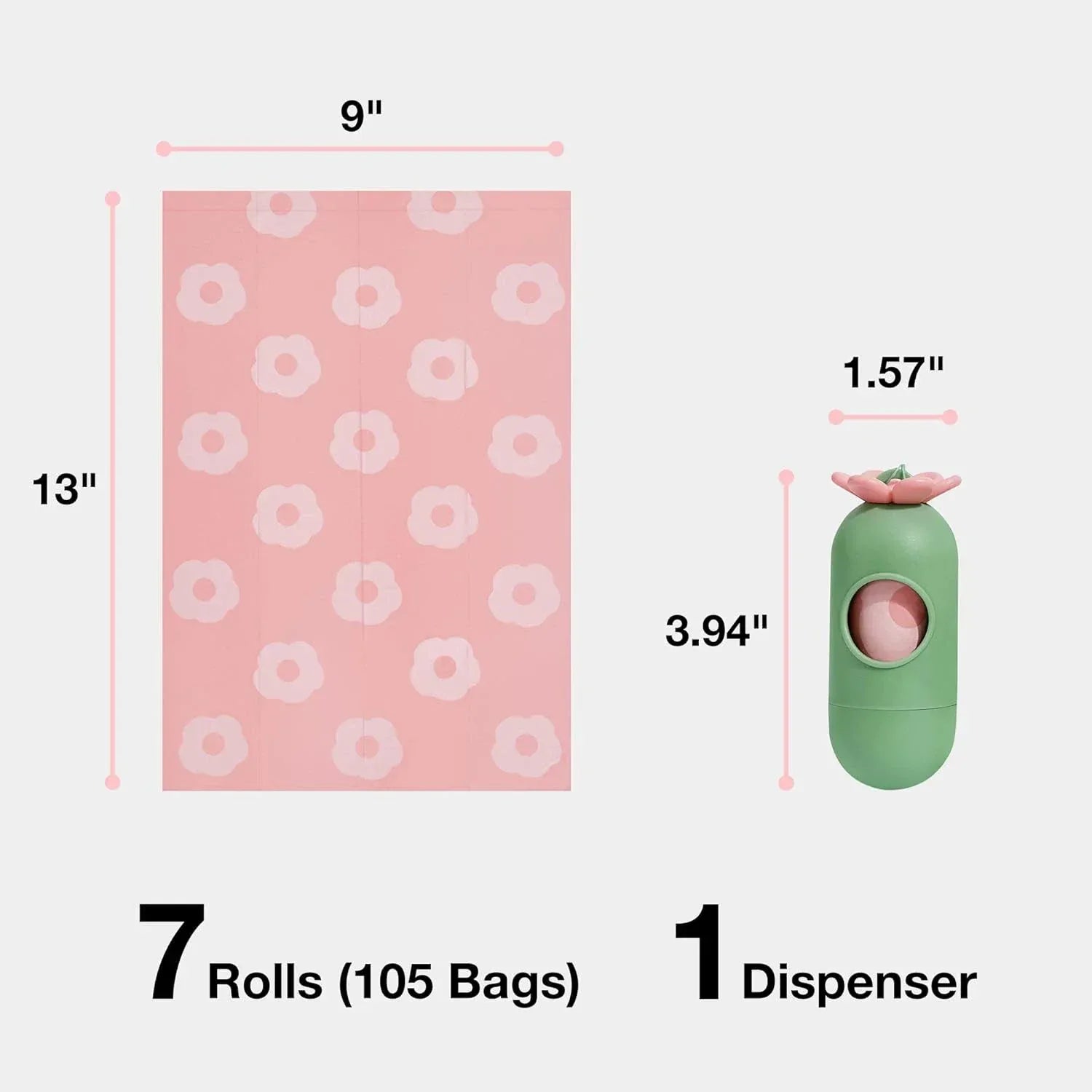Dog Waste Bag Dispenser Dog Poop Bag Dispenser Bags Pet Garbage Disposable Outdoor Carrier Dispenser Clean Holder for Dogs Cats - Luvia