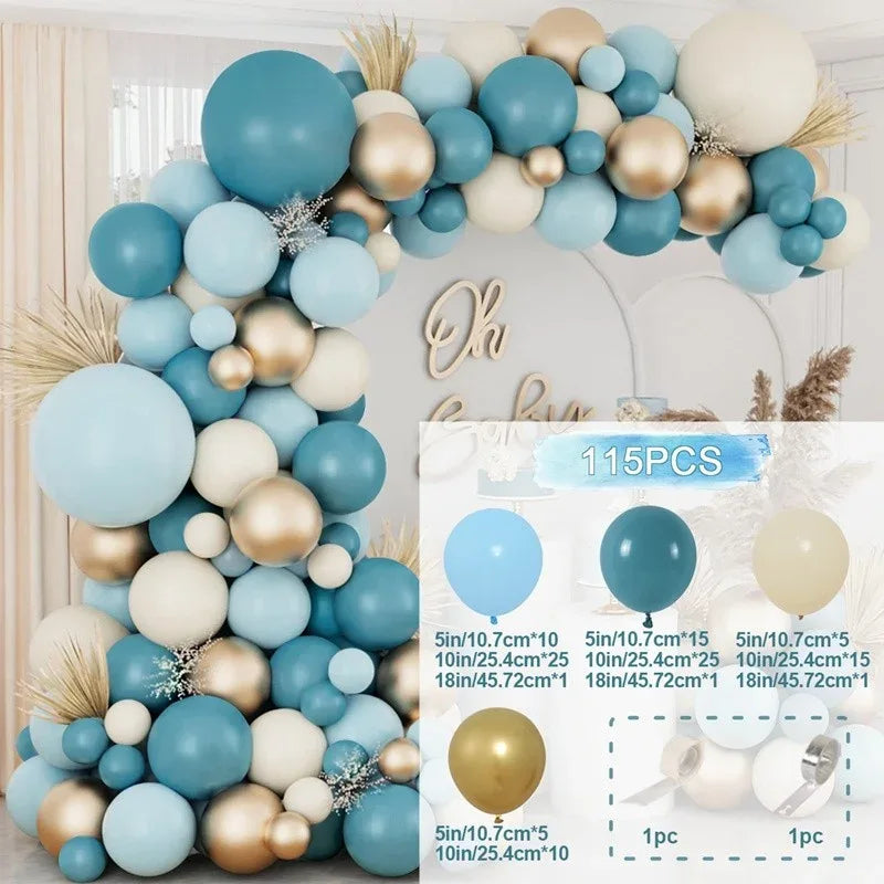 Balloon Garland Arch Kit Birthday Party Decoration Girl Birthday Foil Balloon Baby Shower Decor Globos Wedding Party Supplies - Luvia