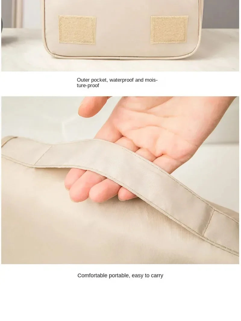 High Quality Travel Makeup Bag Waterproof Toiletries Organizer Women Neceser Bathroom Hook Wash Pouch Hook Makeup Storage Bag - Luvia