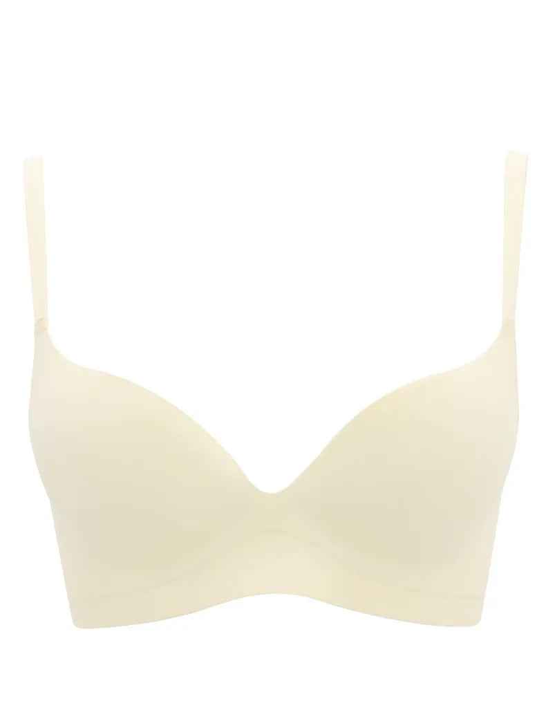 Seamless Bra for Women Gathered Lingerie Solid Small Breast Wireless Push Up Bra Thickened Comfortable Lingerie Lenceria - Luvia