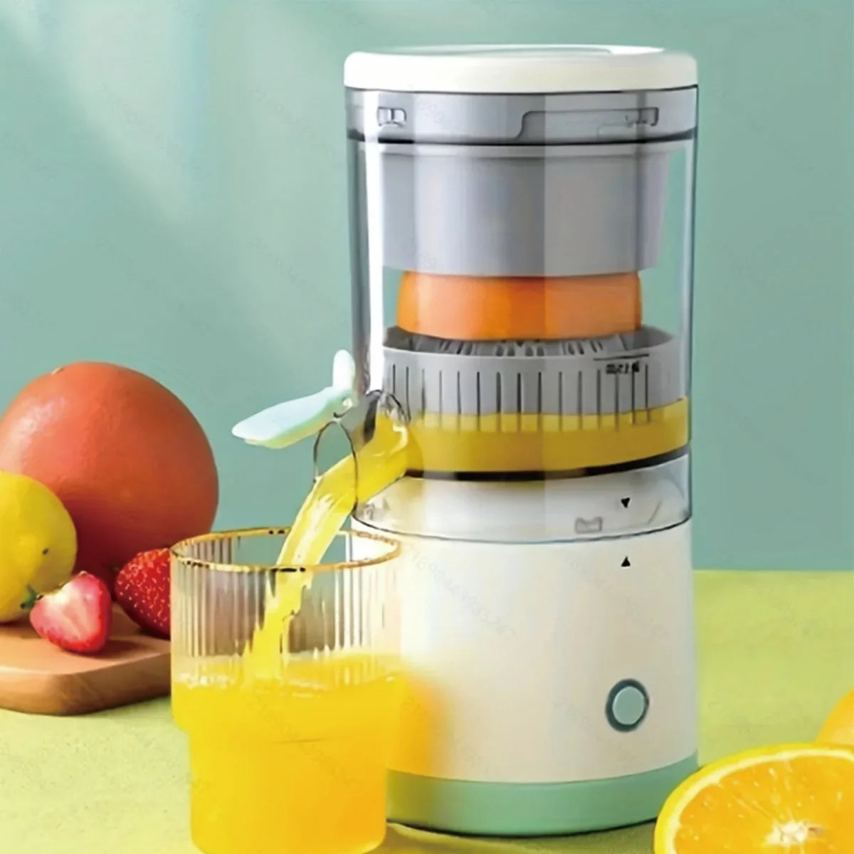 Noreter New Portable Home Juicer Fruit Juice Extractor, USB RechargeableElectric Squeeze, High Juice Output for Orange,