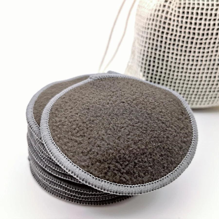 12PC Reusable Cotton Pads Makeup Remover Pads Washable Round Bamboo Make Up Pads Cloth Nursing Pads Skin Care Tool Skin Cleaning - Luvia