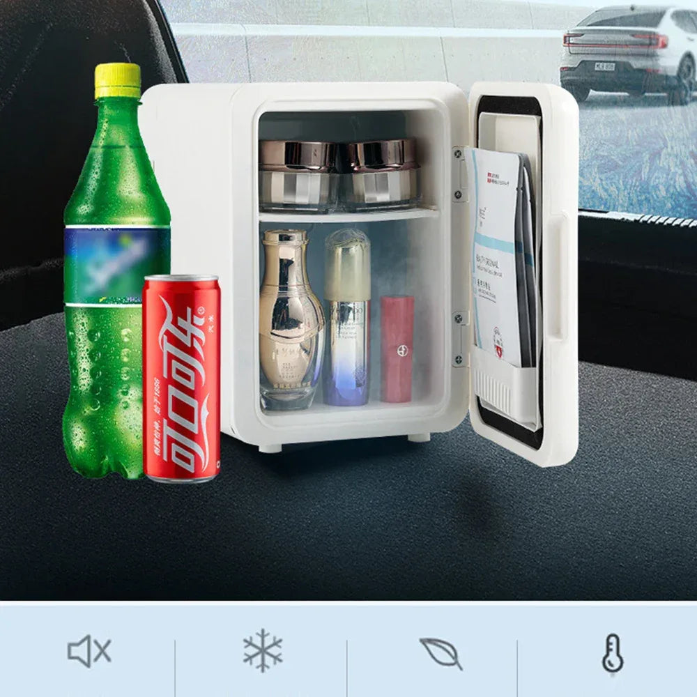 Mini Refrigerator Home Multifunction Portable Beauty Refrigerator Face Fridge Fridge 4L Desktop Cosmetics Refrigerators CarHome - Luvia