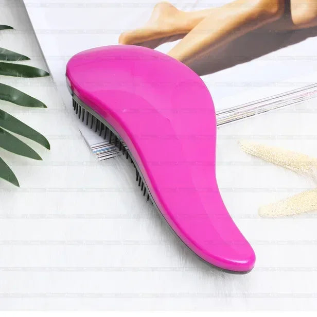 Classic Detangling Hair Brush for Women and Men Detangler Brush for Natural Wet or Dry Hair Special for Real Hair Wig Multicolor - Luvia