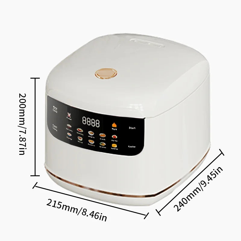 Electric Rice Cooker 2L 1-3 People Multi Cooker Non-Stick Pot Smart Mechanical MultiCooker Steamed Mini Rice Pot For Home