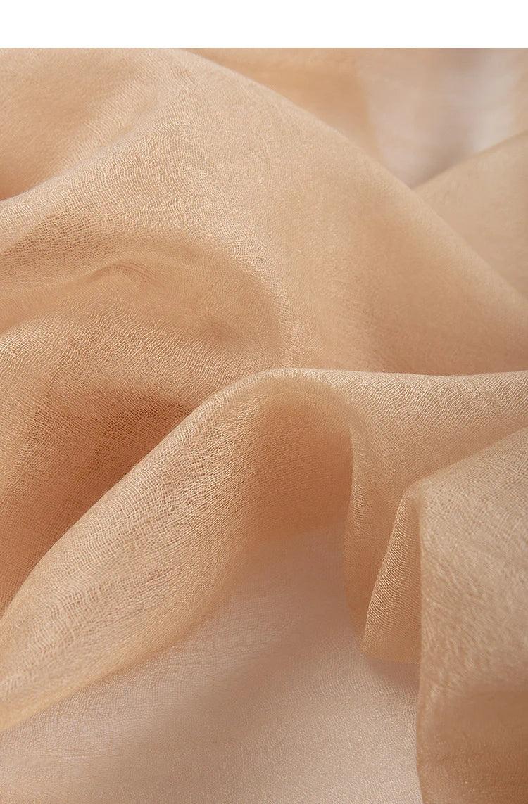 100% Cashmere Scarf Women Luxury Brand Warm Soft Wrap Shawl Large Size Fashion Pashmina Thin Scarf Summer Four seasons - Luvia