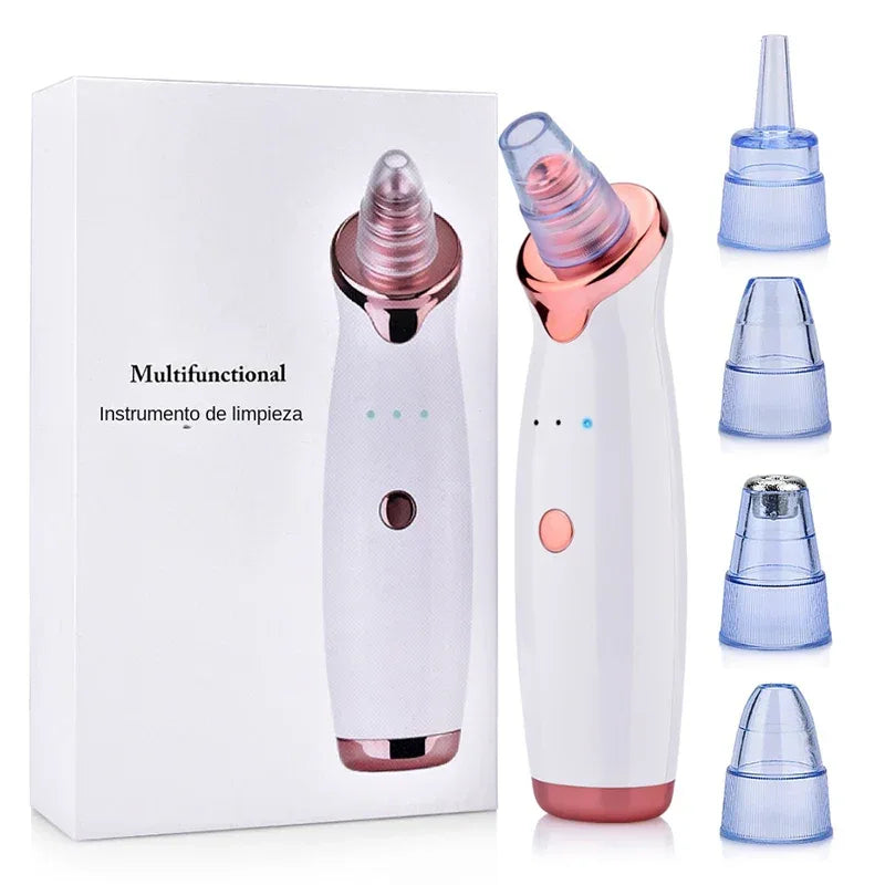 Electric Black Head Removal Face Vacuum Blackhead Instrument Blackhead Remover Vacuum Pore Cleaner - Luvia