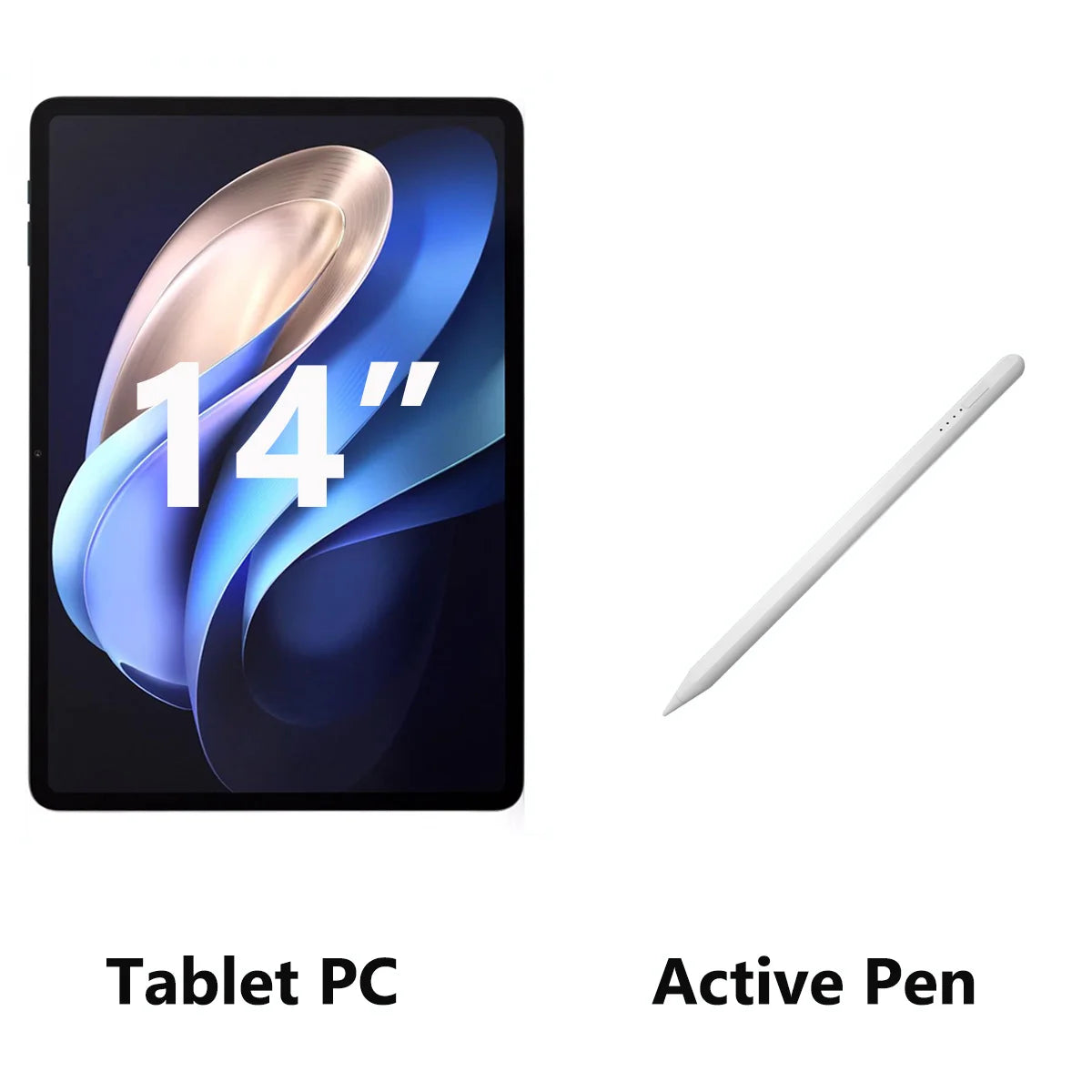 Nenmone Mpad15 14 inch Tablet 2 In 1 Tablet Laptop 14" Octa Core 16GB RAM 512GB ROM Android14 Tablet With Keyboard 2.4G/5G WiFi