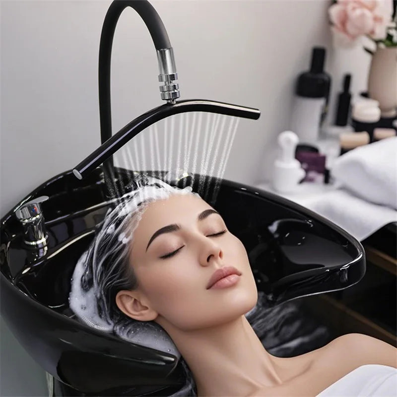 Salon Spa Waterfall Outlet Head Therapy Water Circulation Waterfall Frame for Shampoo Washbasin Accessory