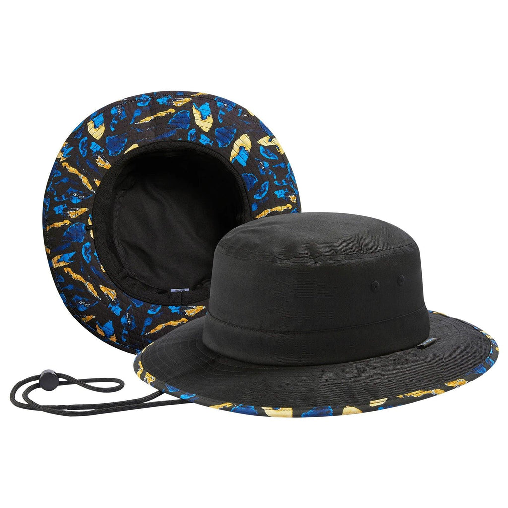 UPF 50+ Foldable Sun Hat Patterned Under Brim Bucket Hats for Summer Hiking Fishing Beach Safari Men Women - Luvia