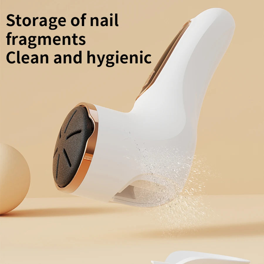 Professional electric foot callus remover - easy to use, painless, quick removal, rechargeable, gentle exfoliation, making the s