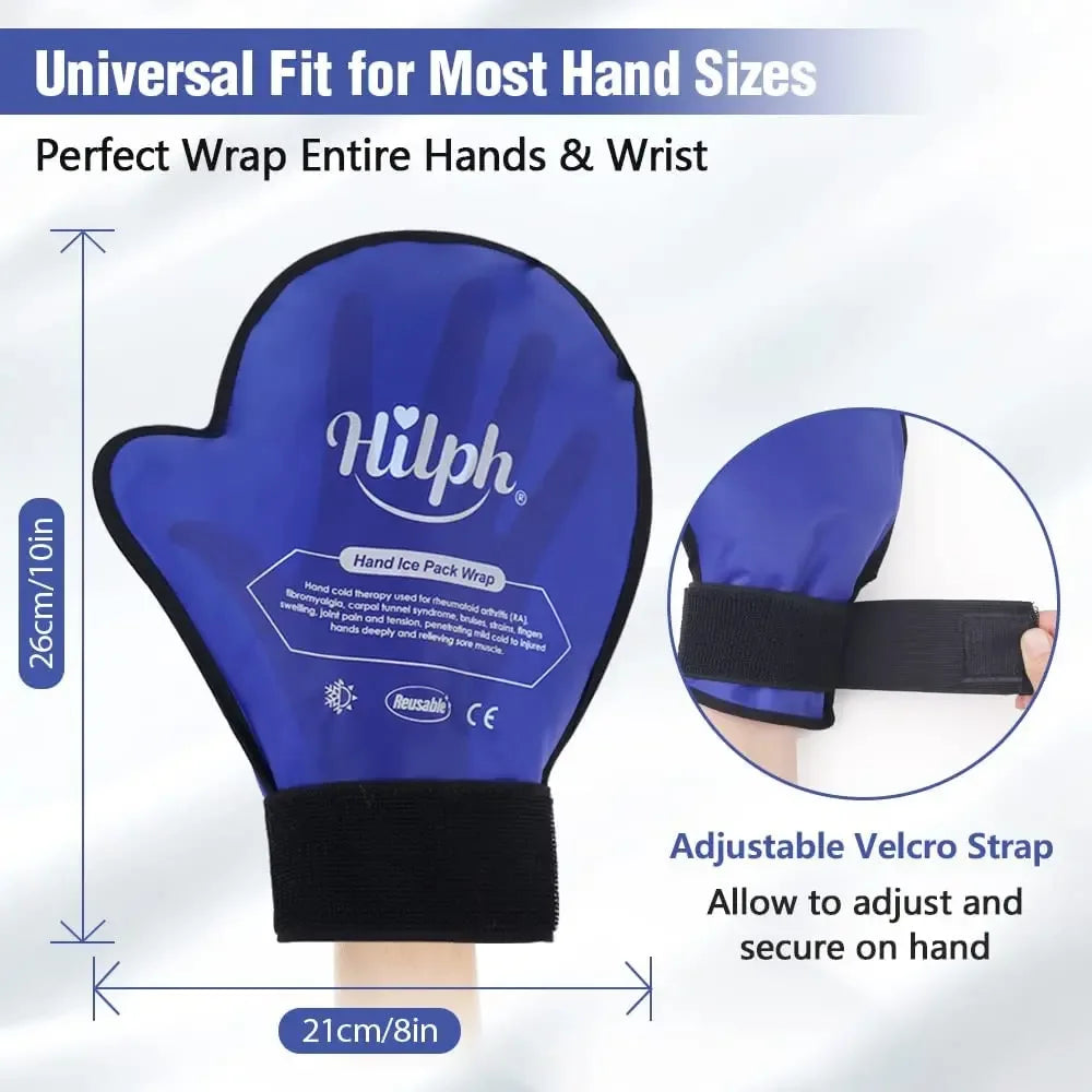 Hot and Cold Hand Therapy Gloves For Man Women Trigger Fingers Pain Relief Carpal Tunnel Microwavable Arthritis Warming Mittens - Luvia