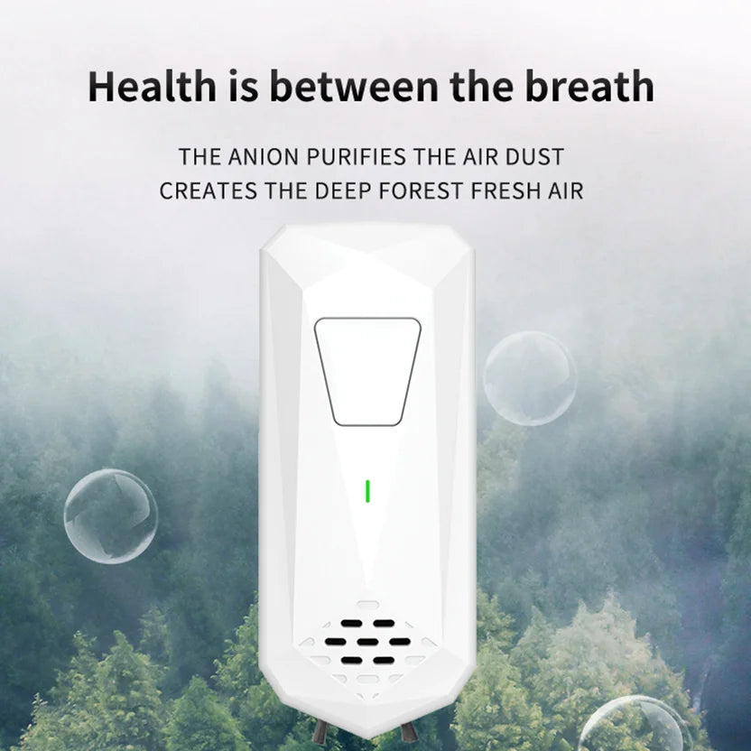 Air Ionizers for Home Negative Ion Generator Quiet Air Freshener for Bedroom Office Kitchen Plug in Mini Air Cleaner