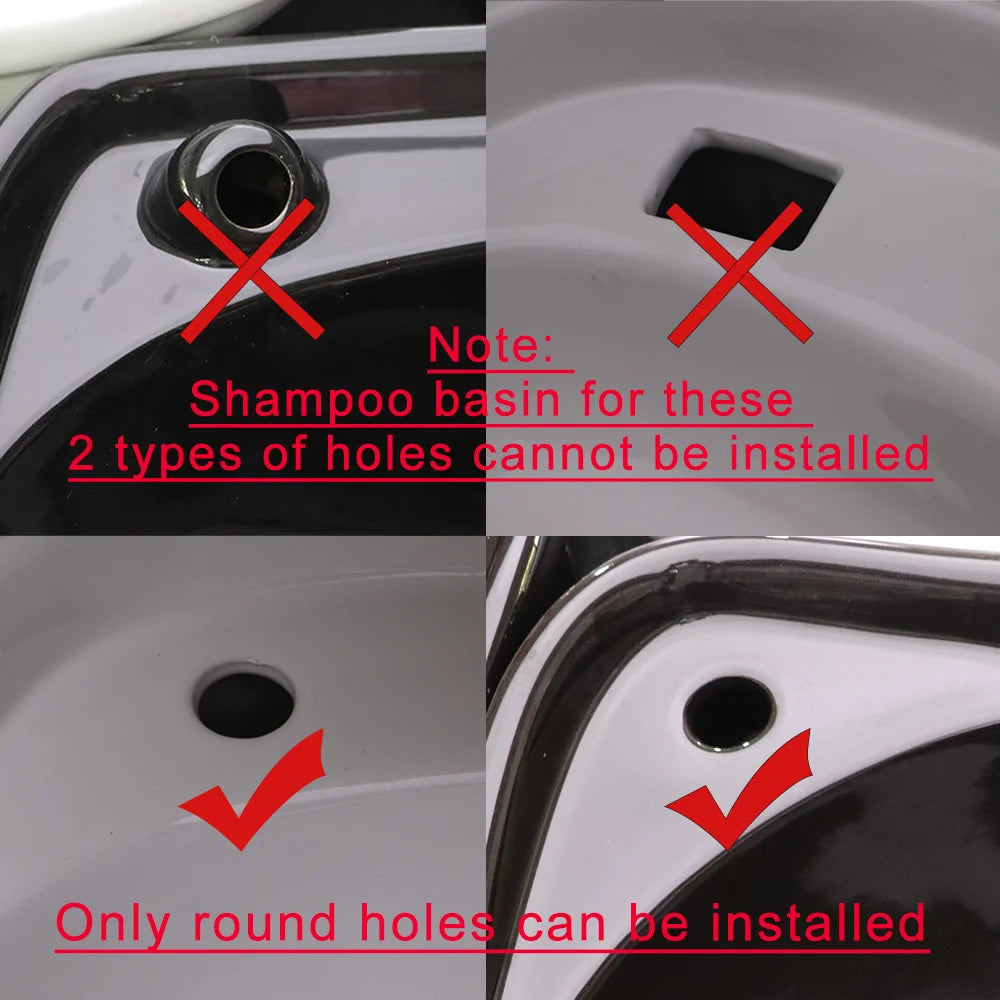 Salon Spa Waterfall Outlet Head Therapy Water Circulation Waterfall Frame for Shampoo Washbasin Accessory