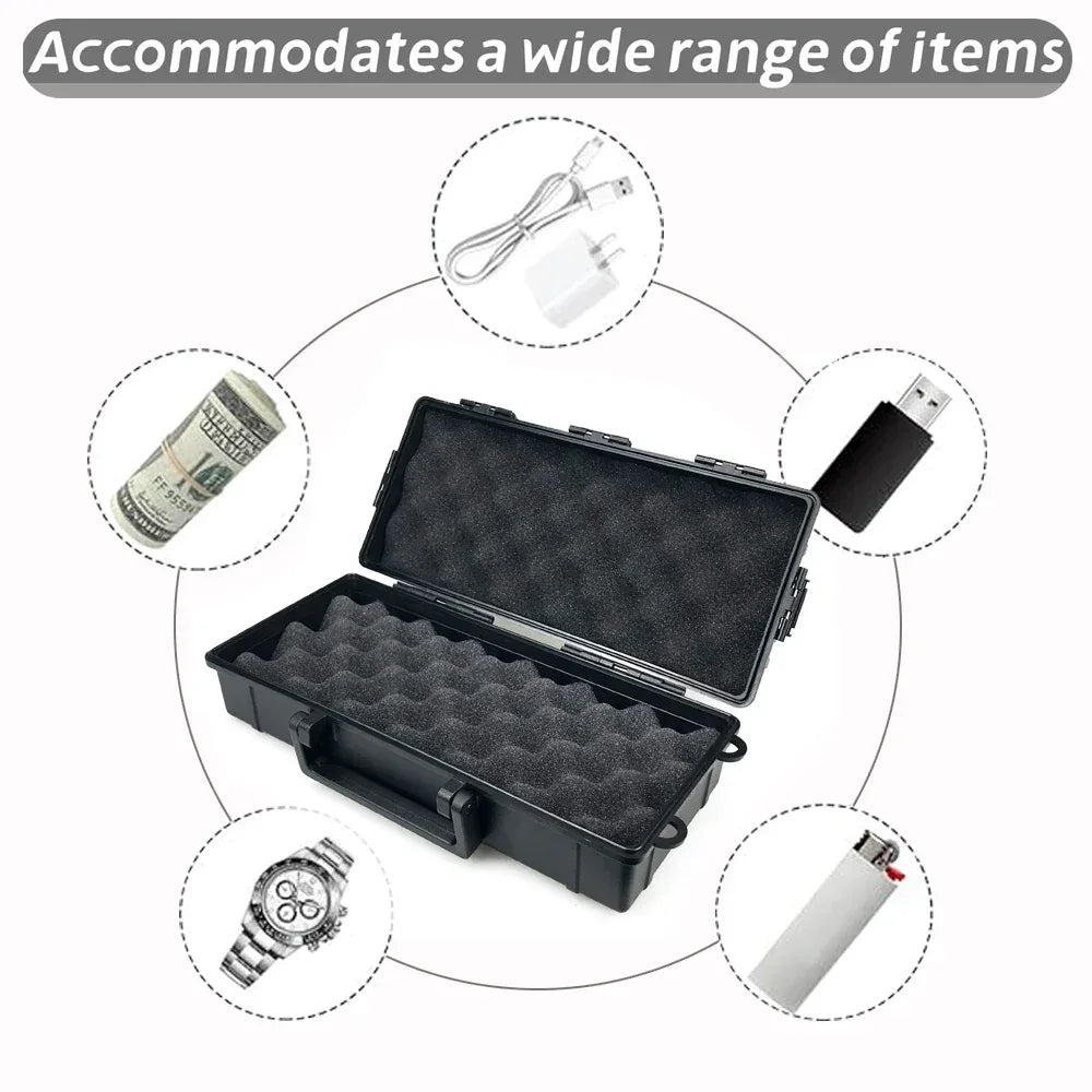 Magnetic Key Holder Under Car Hide Key Box with Strong Magnet Waterproof Magnetic Key Hider Rustproof Magnetic Storage Box - Luvia