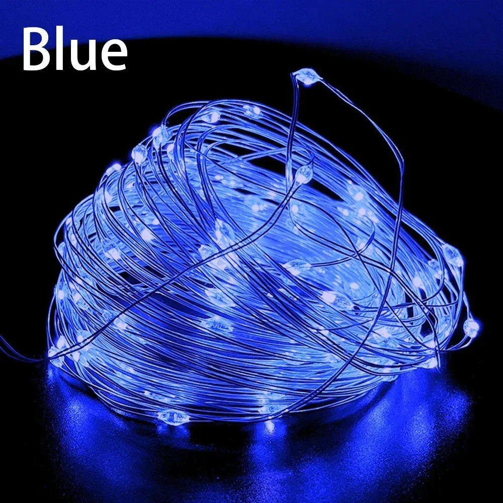 Fairy Light String Led Copper Wire String Light 1/2/3/5/10/30M USB/Battery Powered For Bedroom Garden Party Wedding Decoration - Luvia