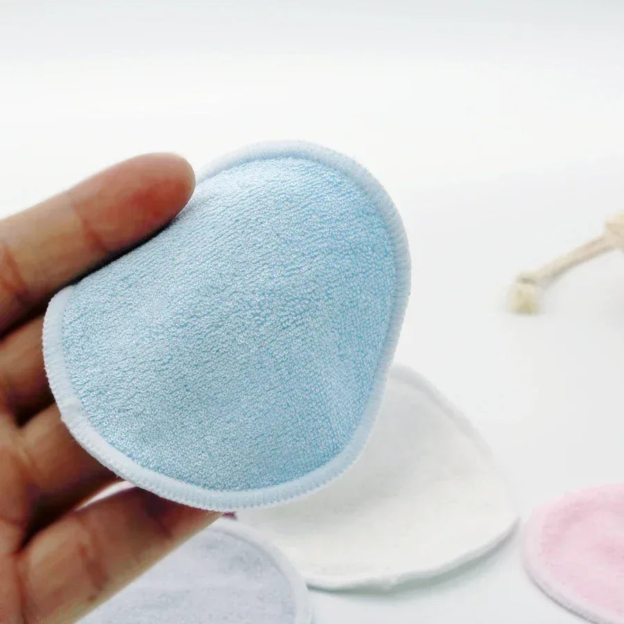 12PC Reusable Cotton Pads Makeup Remover Pads Washable Round Bamboo Make Up Pads Cloth Nursing Pads Skin Care Tool Skin Cleaning - Luvia