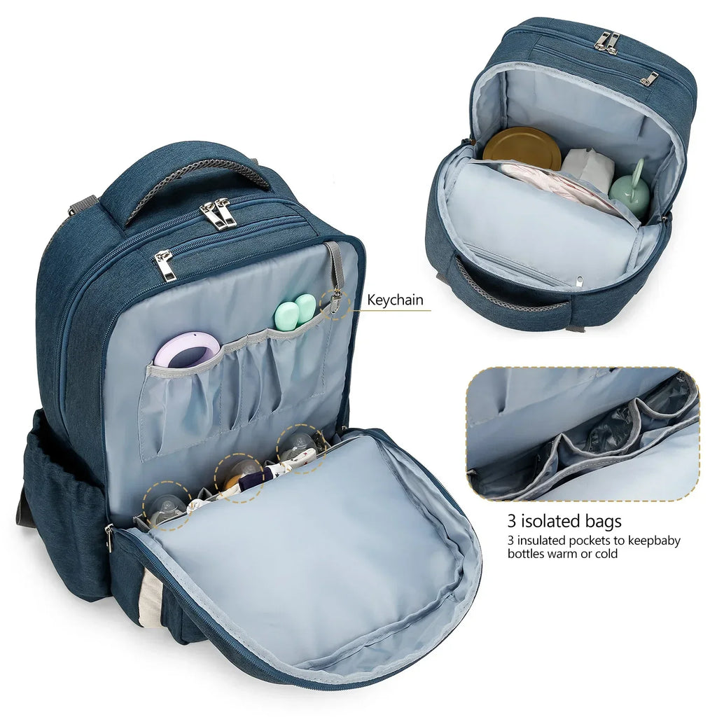 Diaper Bag Backpack，Baby diaper bag, multifunctional water-repellent travel backpack large diaper bag backpack - Luvia
