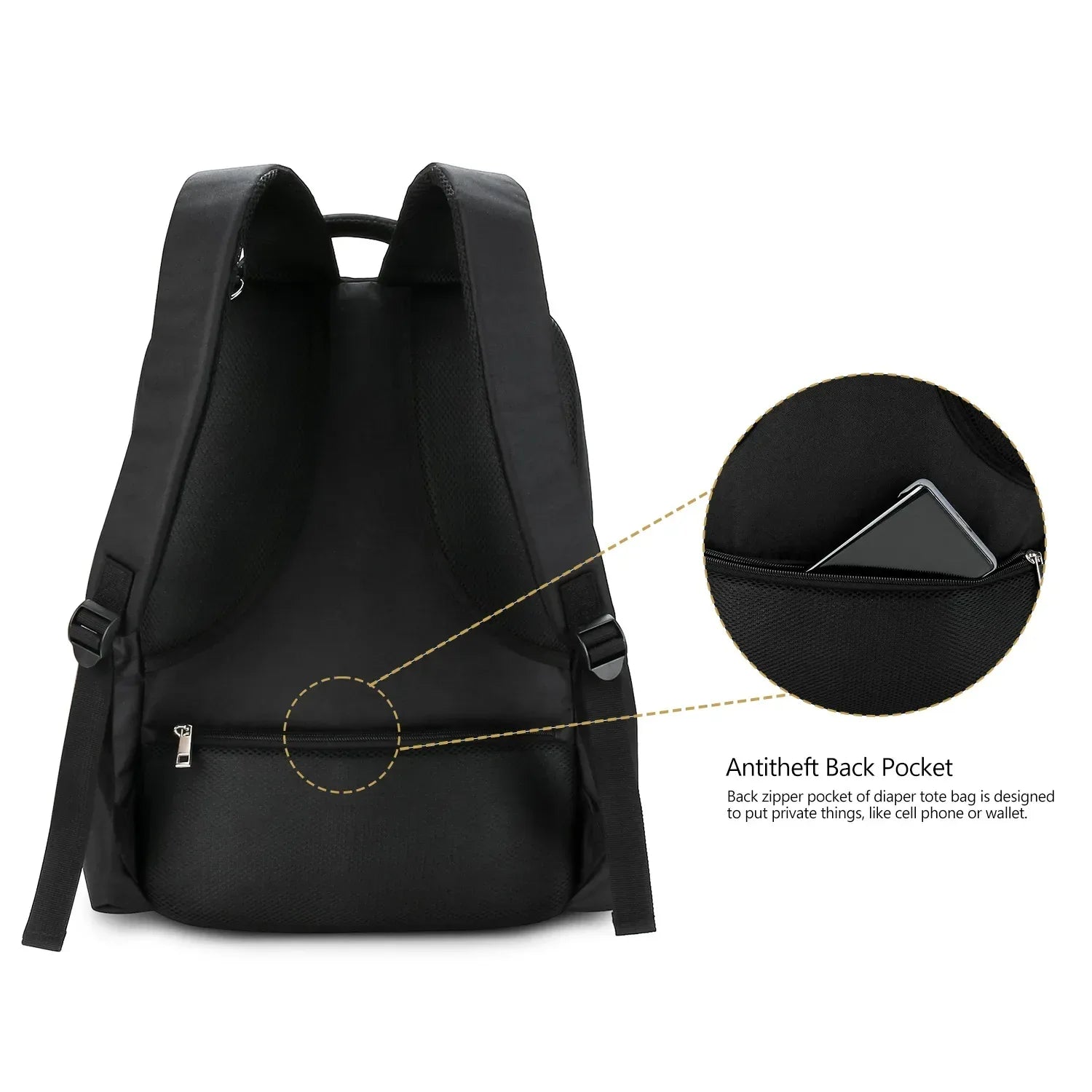 Diaper Bag Backpack，Baby diaper bag, multifunctional water-repellent travel backpack large diaper bag backpack - Luvia
