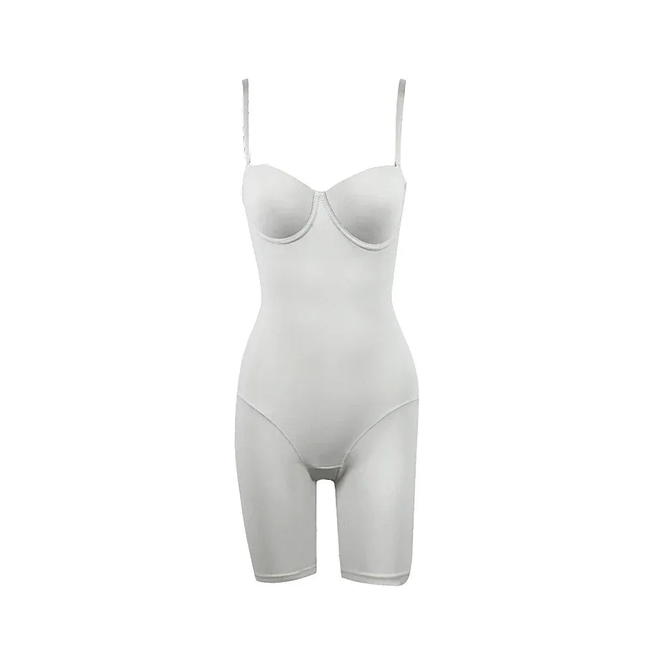 Bodysuit Women Shapewear Body Shaper With Cup Compression Bodies Belly Sheath Waist Trainer Reductive Slimming Underwear - Luvia