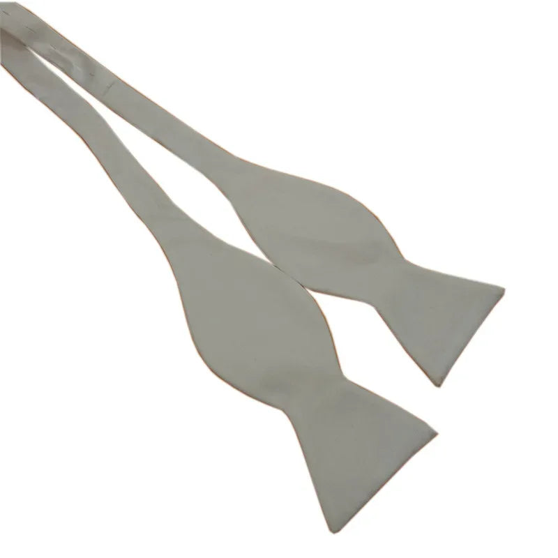 Men's Formal Pre-tied Adjustable Bow Tie Solid Color Elegant Wedding Party Event Bulk Wholesale Easy Wear British Style - Luvia