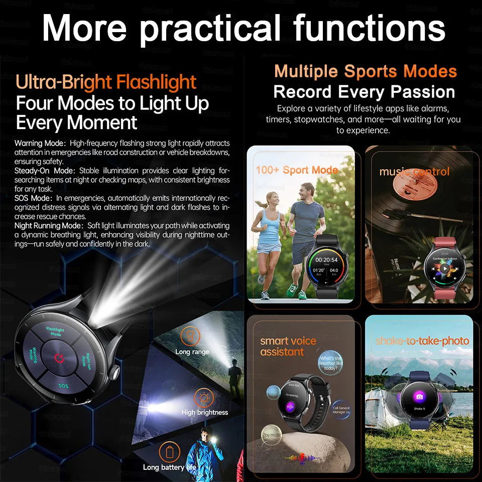 2025 New Body Fat Analysis Health Smart Watch ECG+PPG Uric Acid Lipid Blood Pressure NFC Clock Call Smartwatches For Men Women